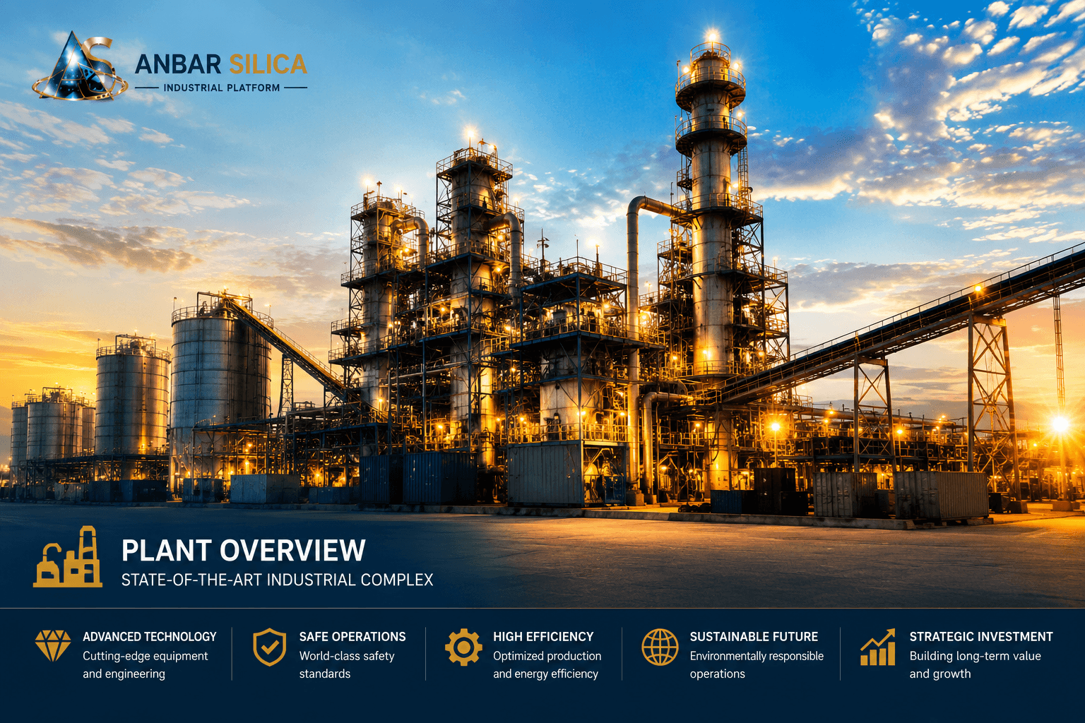 Anbar Silica industrial plant overview