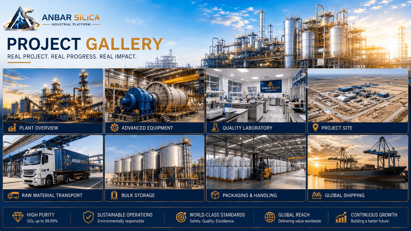 Anbar Silica industrial project gallery overview