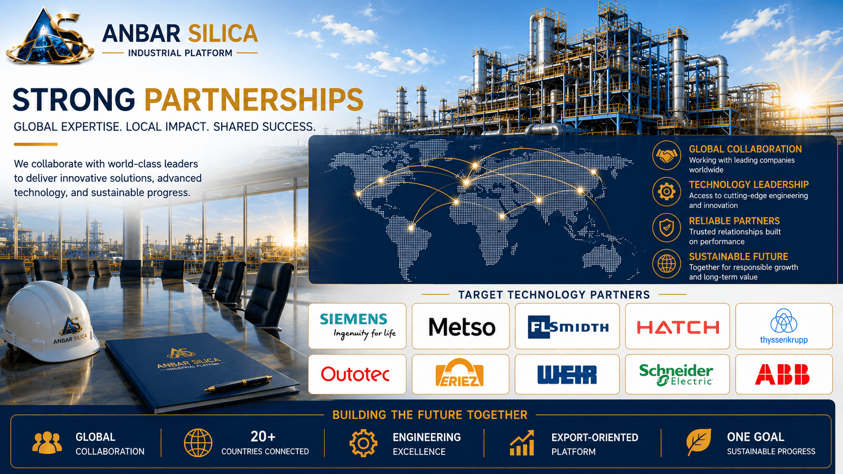 Anbar Silica strong partnerships